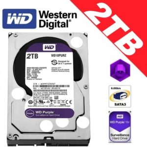 هارد دو ترابایت اصلی وسترن بنفش